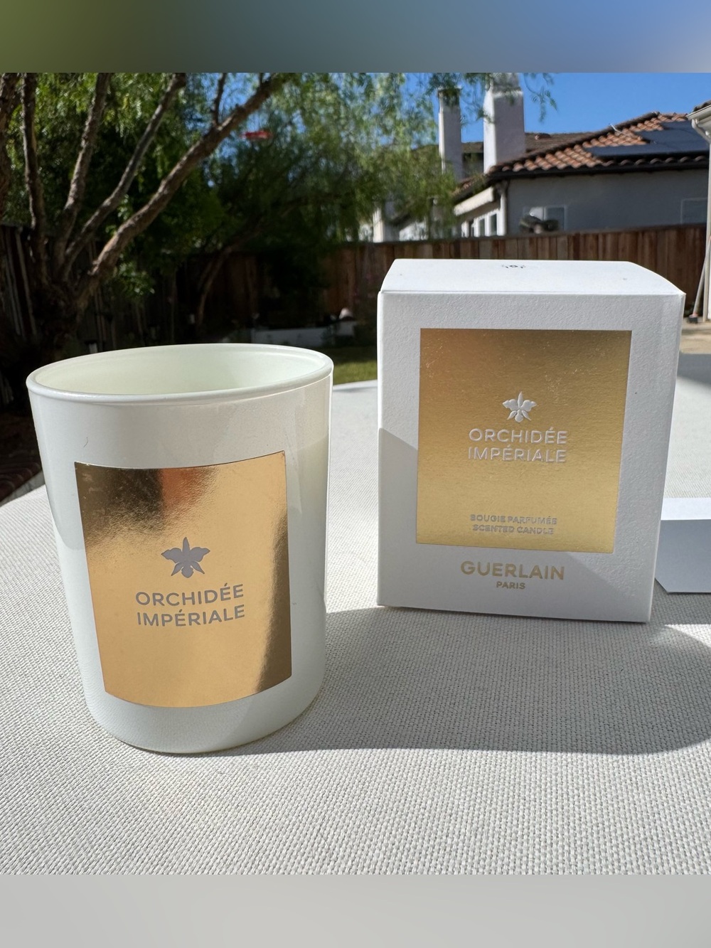 NEW Guerlain Orchidée Impériale 180g Candle Exclusive VIP Gift Set